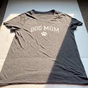 Modern Lux Junior Size XXL Dog Mom Gray Shirt
